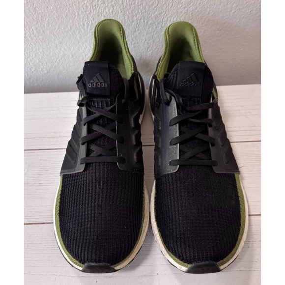 adidas Other - adidas UltraBoost 19 Men's Running Shoes Black/Tech Olive, Size US M 13